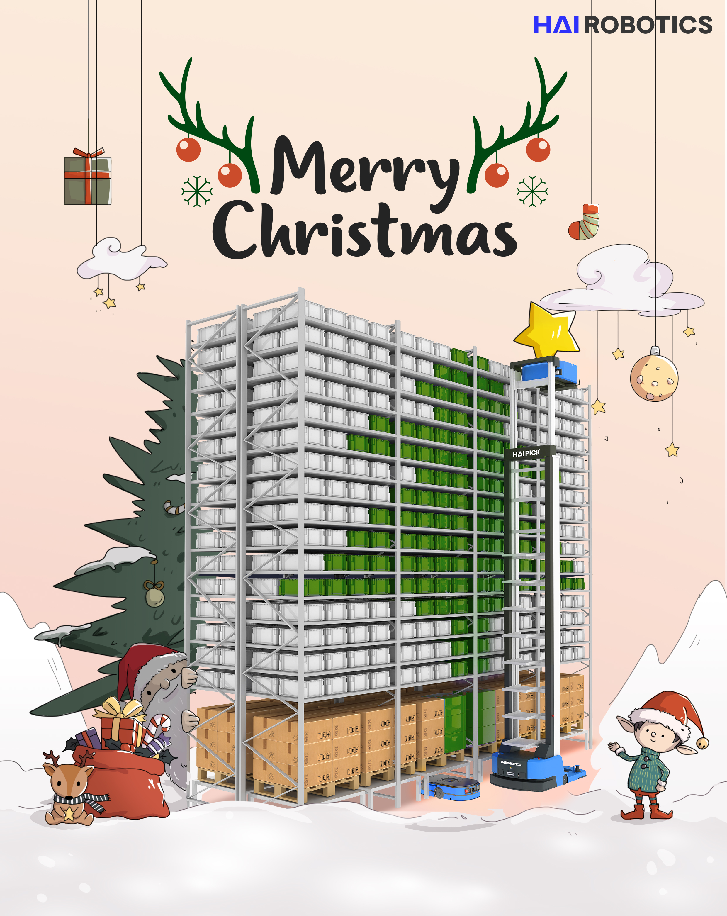 履约效率提升3-4倍，谷仓首个ACR+AMR混场的自动化履约中心上线！