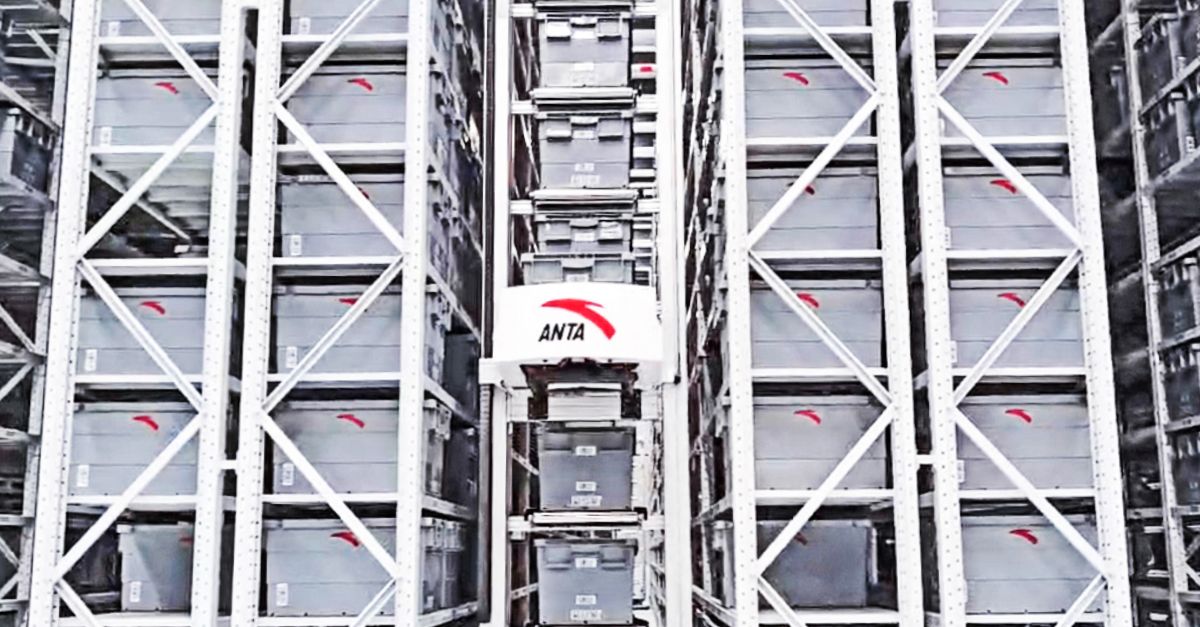 米兰创新和安踏的联合仓库自动化项目